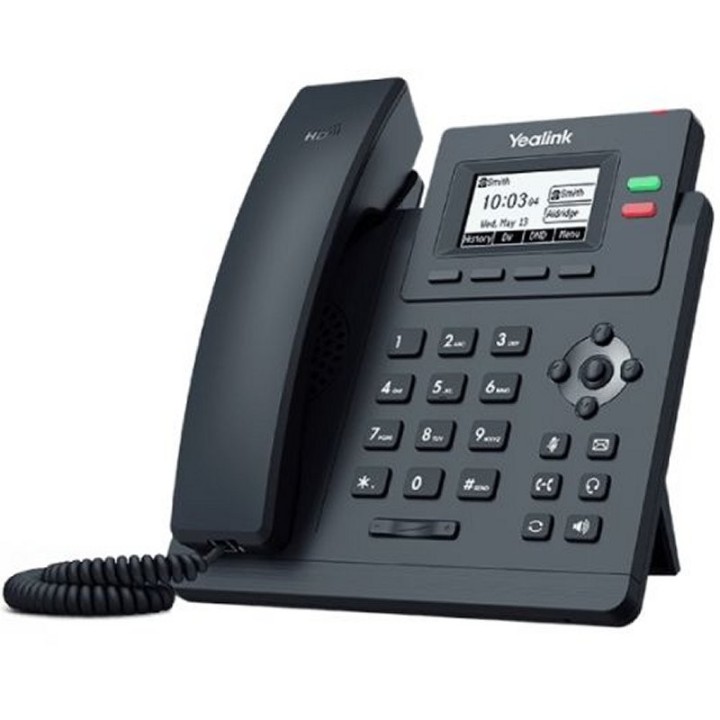 yealink sip-t31g, 2 cuentas, con poe, sin psu