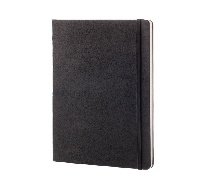 cuad. moleskine t.dura 19x25cm xl cuadr. negro
