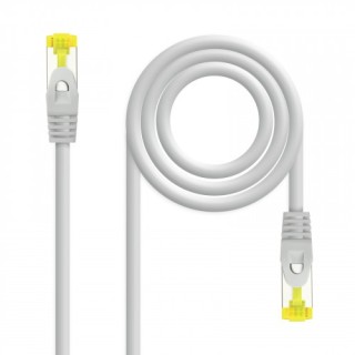 nanocable nanocable cable de red latiguillo rj45 lszh cat.6a sftp awg26, gris, 10 m