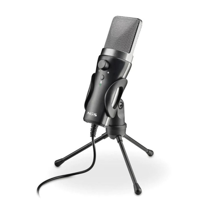 ngs microfono pc usb con soporte tripode