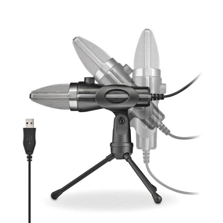 ngs microfono pc usb con soporte tripode