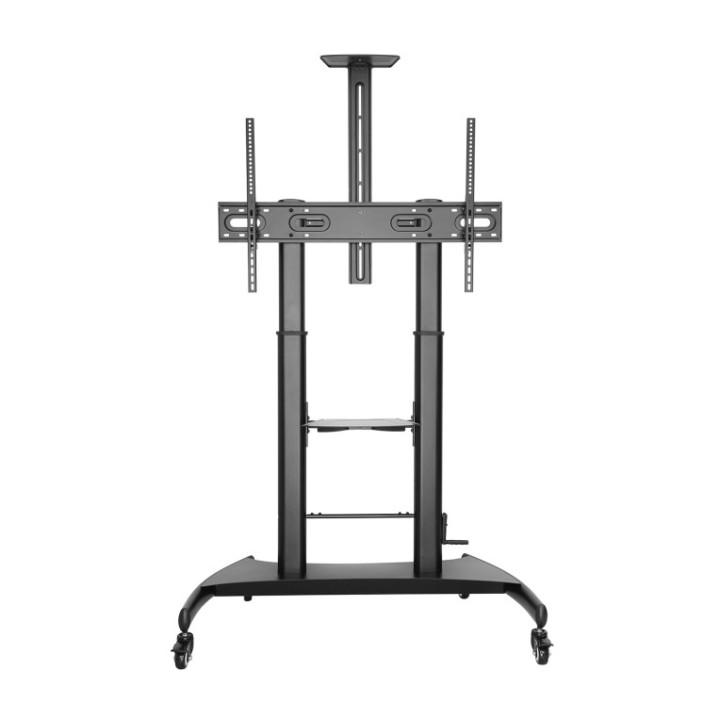 soporte suelo aisens ruedas/manivela/bandeja dvi camara/monitor 60-100/100kg