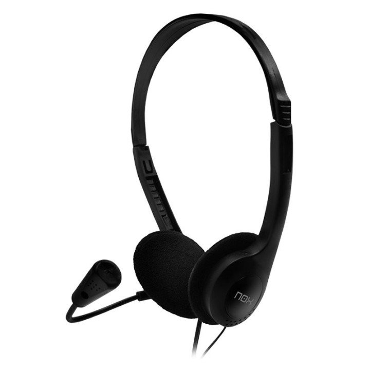 nox auricular stereo con micro flex.voice one