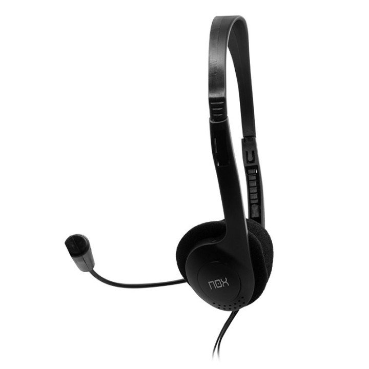 nox auricular stereo con micro flex.voice one