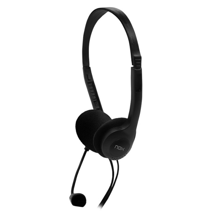 nox auricular stereo con micro flex.voice one