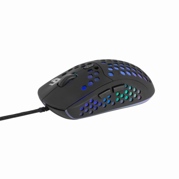 raton gaming gembird usb con retroiluminacion rgb, 6 botones