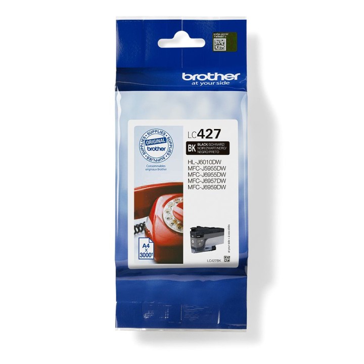 brother cartucho tinta brother lc427bk negro 3000 paginas