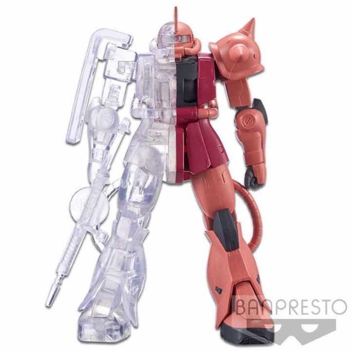 banpresto figura banpresto zaku chars custom  mobile suit gundam internal structure ver.a