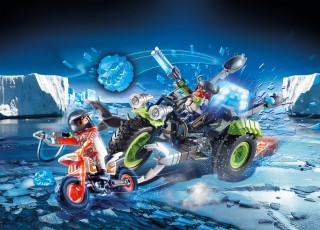 playmobil playmobil espias rebeldes del artico triciclo de hielo