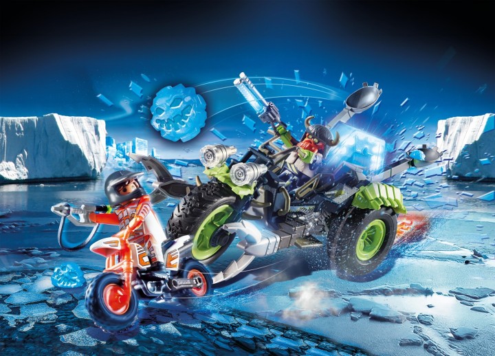 playmobil playmobil espias rebeldes del artico triciclo de hielo