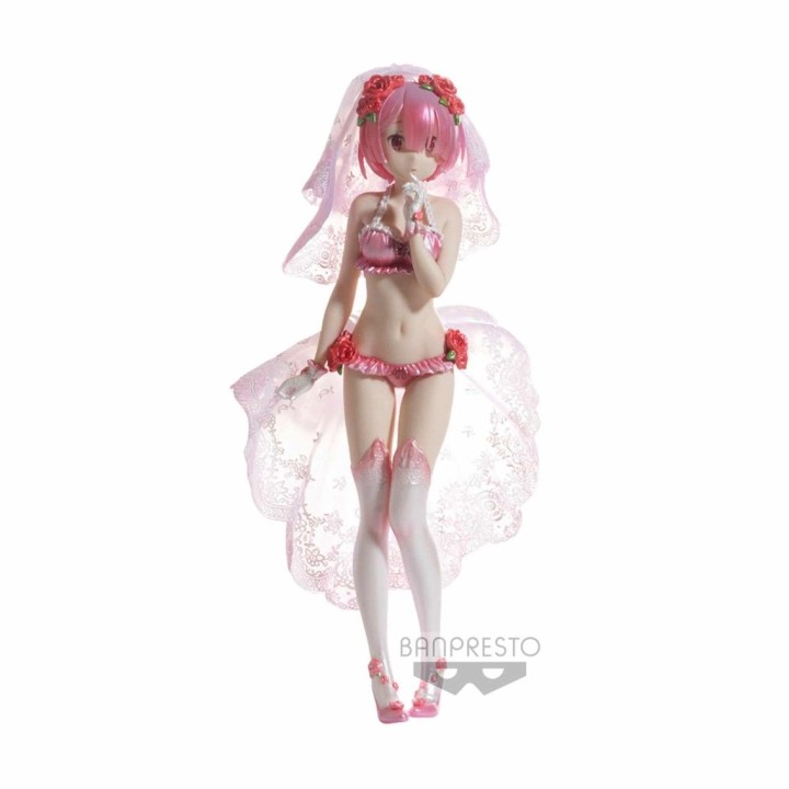 banpresto figura banpresto re: zero starting life in another world ram chronicle exq