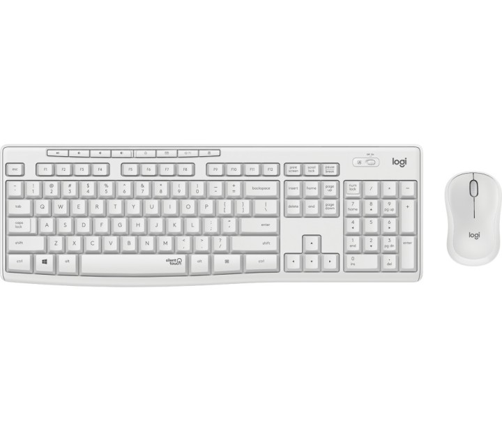 combo teclado raton logitech mk295 rf inalambrico blanco