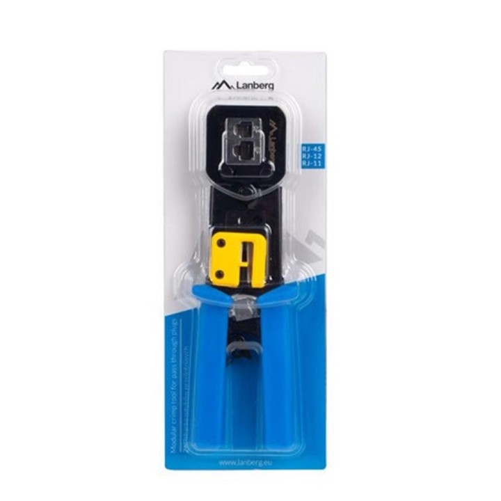lanberg crimpadora lanberg pass through rj45 - rj11 - rj12