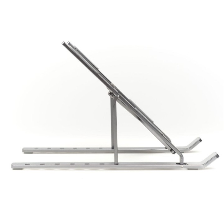 iggual soporte elevador plegable portatil 17 gris