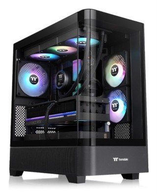 caja atx thermaltake view 290 usb c x 2 1xvent120mm argb negro s/n fuente