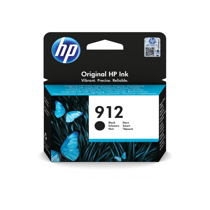 hp hp 912 cartucho de tinta hp912 negro (3yl80ae)