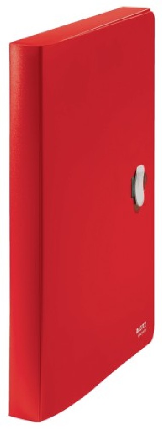 leitz carpeta polipropileno de proyectos 38mm y cierre broche giratorio a4 recycle rojo leitz 462300