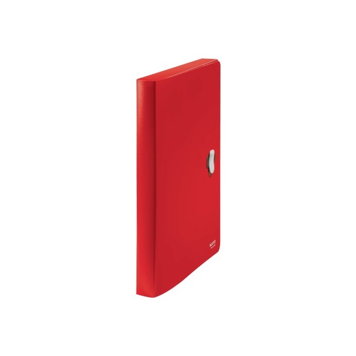 leitz carpeta polipropileno de proyectos 38mm y cierre broche giratorio a4 recycle rojo leitz 462300