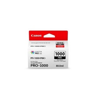 canon cartucho canon pfi - 1000 pbk foto negro pro - 1000