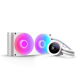 nzxt nzxt kraken plus rgb 240 procesador sistema de refrigeracion liquida todo en uno 12 cm blanco