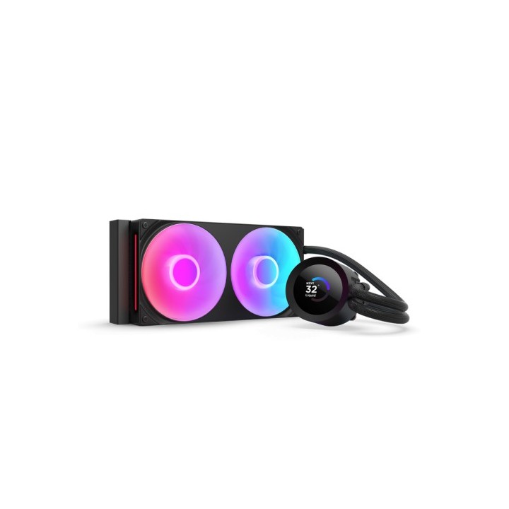 nzxt nzxt kraken plus rgb 240 procesador sistema de refrigeracion liquida todo en uno 12 cm negro