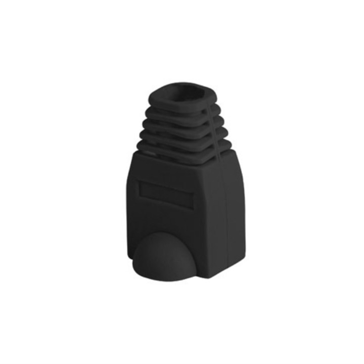 lanberg funda protectora lanberg plb - 1000 - bk para conector rj45 pack de 100 unidades negro