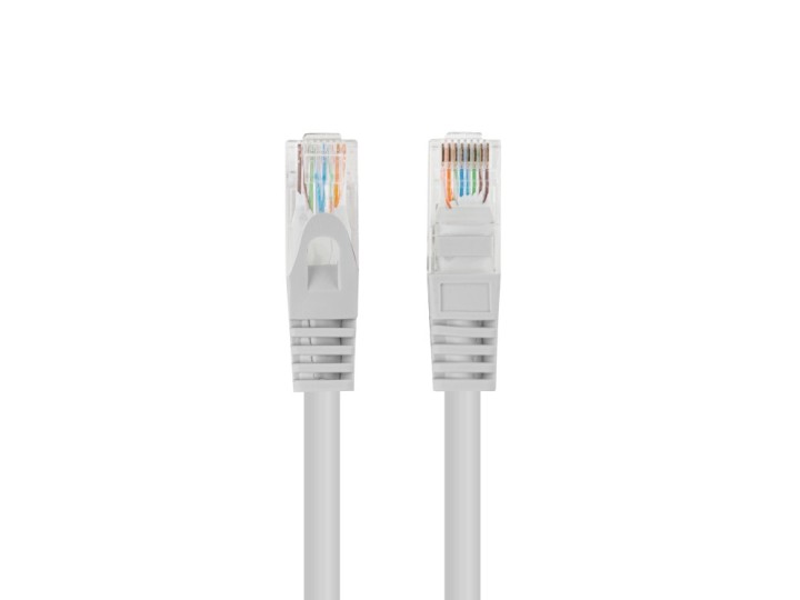 cable red lanberg latiguillo cat.6 utp 7.5m gris fluke passed