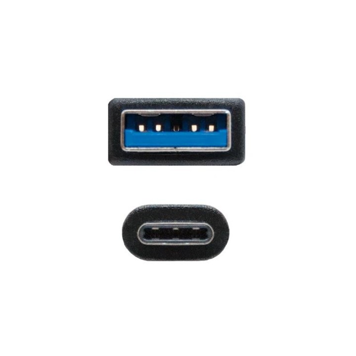 nanocable cable usb 3.1 gen2 usb-c/m-a/m 2m