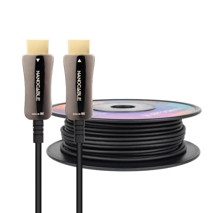nanocable cable hdmi v2.1 aoc 8k@60hz 50 m
