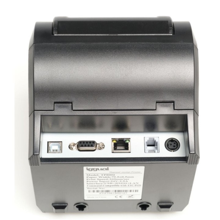 iggual impresora termica tp8002 usb+rs232+ethernet