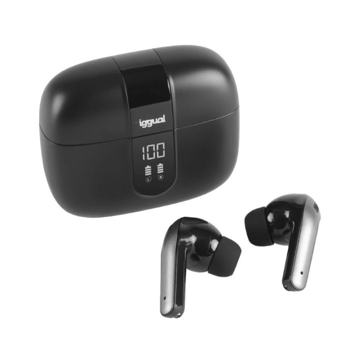 iggual auriculares inalambricos tws bluetooth negr