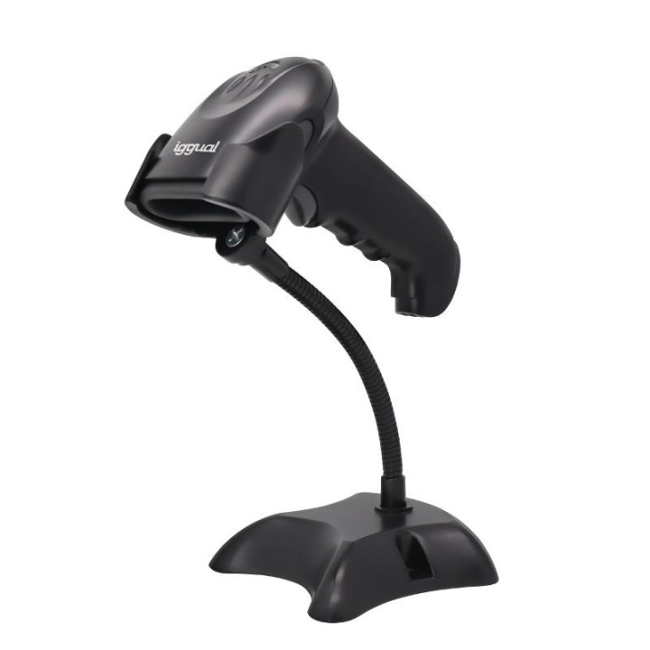 iggual lector codigo barras 2d usb gatillo soporte