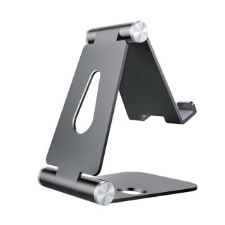 soporte aisens sobremesa m ajustable (2 pivotes) movil tablet