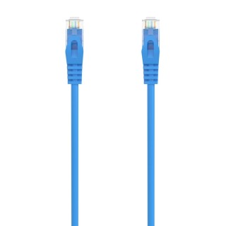 cable red aisens latiguillo rj45 lszh cat.6a utp awg24 0.5m azul