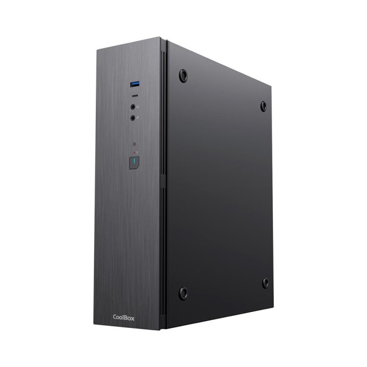 coolbox caja ordenador coolbox t370 - 1 matx negro con fuente tfx