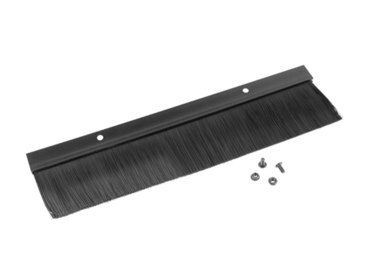panel cepillo para entrada cable rack 19 negro