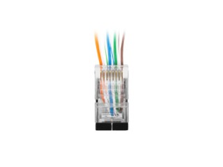 conector lanberg cat.6 ftp 8p8c pass through type pack 20 uds