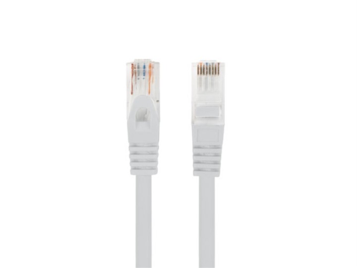 cable red lanberg latiguillo cat.6 utp lszh cu 0.25m gris fluke  passed