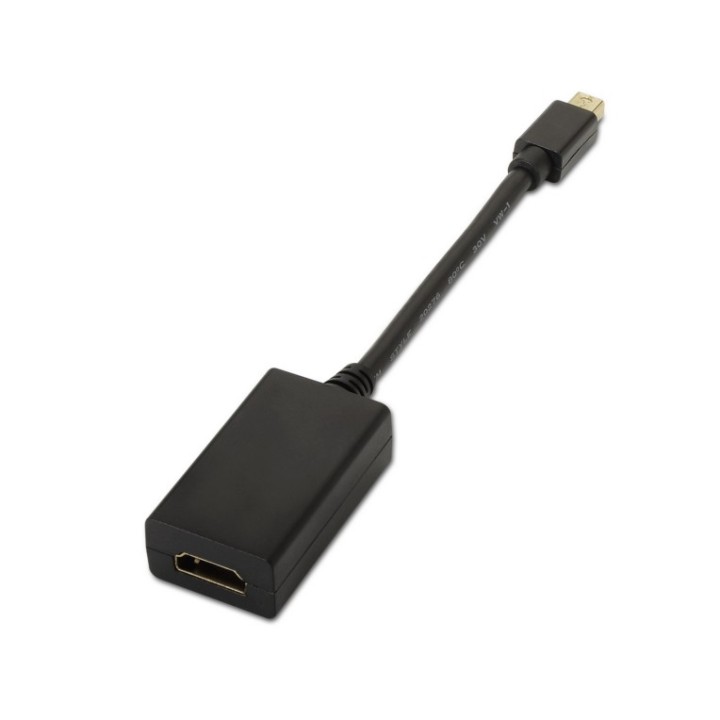 conversor aisens mini displayport a hdmi mdp/m-hdmi a/h negro 15cm