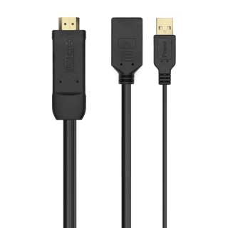 conversor aisens activo hdmi 2.0 a/m usb a/m displayport/h 10cm