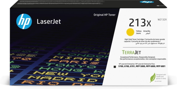 toner hp 213x amarilla