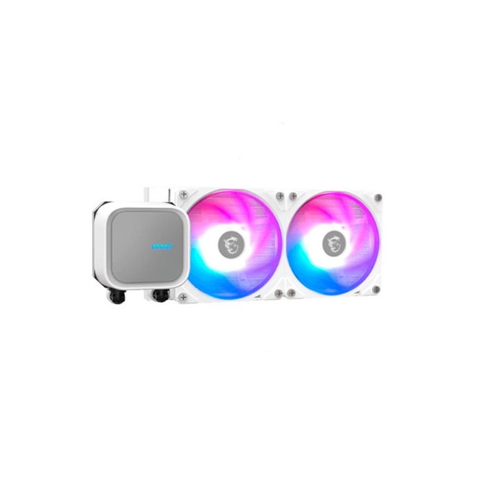 msi sistema de refrigeracion liquida msi para cpu mag coreliquid a13 240 white