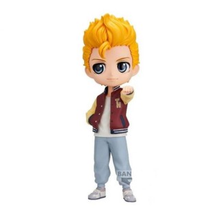 banpresto figura banpresto q posket tokyo revengers takemichi hanagaki - plain clothes ver.a 14cm