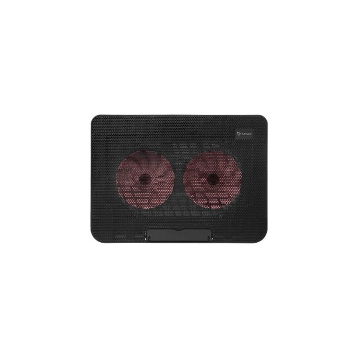 base refrigeracion savio cos-02 negro 2 ventiladores ajuste angulo flujo 115 cfm