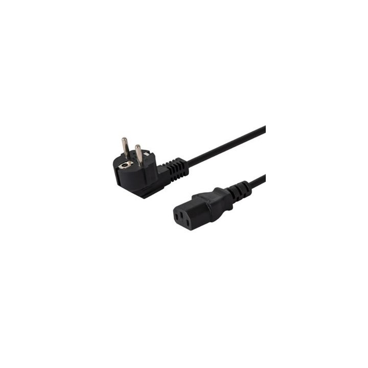 cable alimentacion savio cee 7 7 (e f)- ice c13 10m negro 3 cables 2 conectores param. nominales