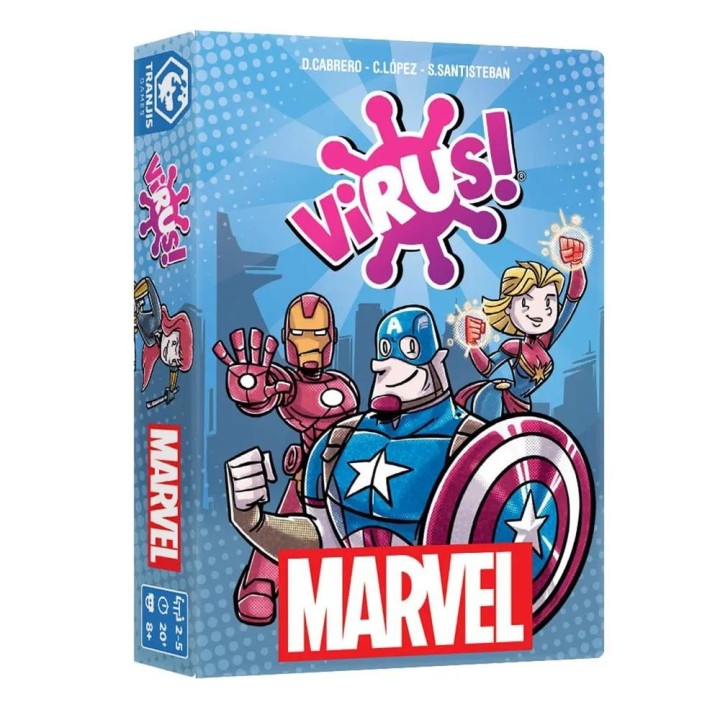 tranjis games sl juego de mesa virus marvel
