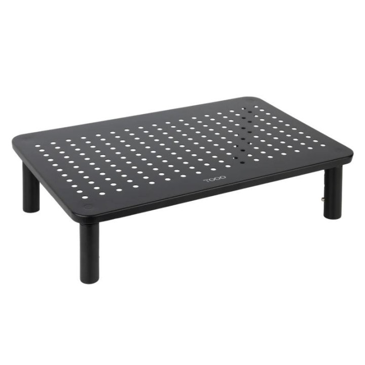tooq tqmr081 soporte elevador monitores negro