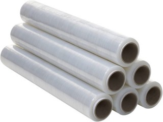 varios caja de 6 bobinas film transparente 50 cm ancho 23 micras 2300 gramos x rollo 324trans. 324tr