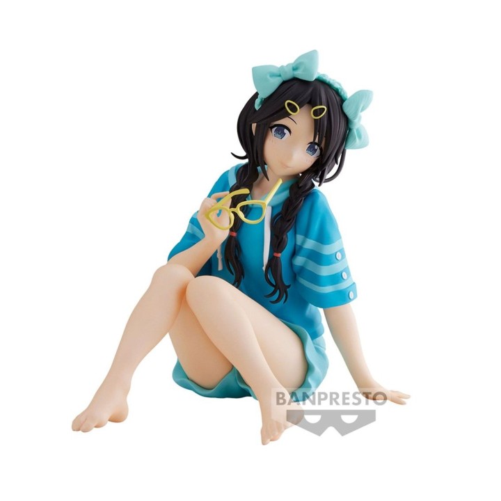 banpresto figura banpresto the idolmaster shiny colors relax time yuika mitsumine 10cm