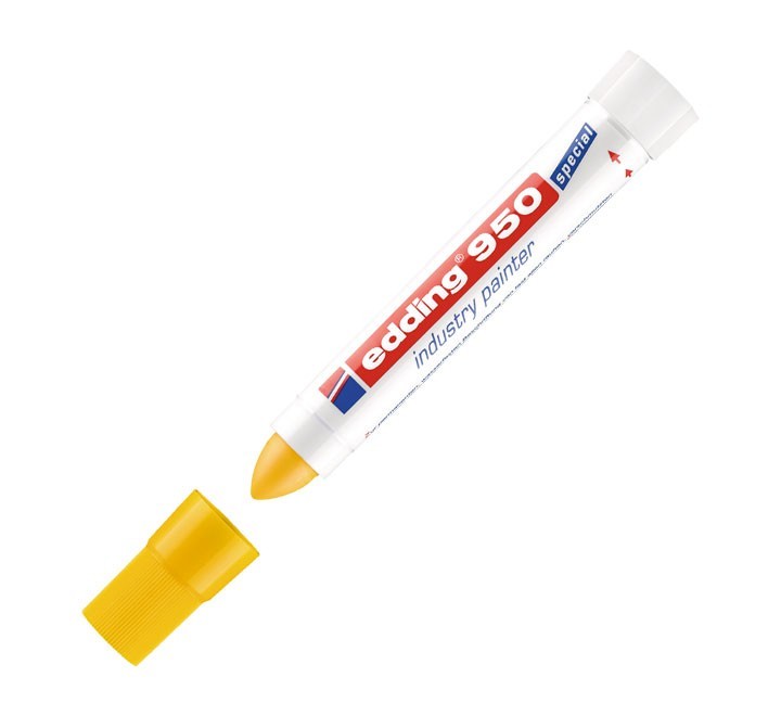 marc. permanente cera edding amarillo 950 005
